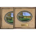 Framed Oval Slate