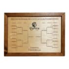 Wooden Match Play Bracket