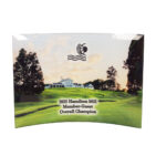 Sublimated Curved Glass