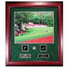 Jack & Arnie on Augusta #13 Engraved Signatures