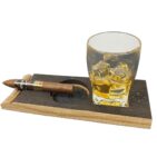 Whiskey Barrel Cigar Caddie