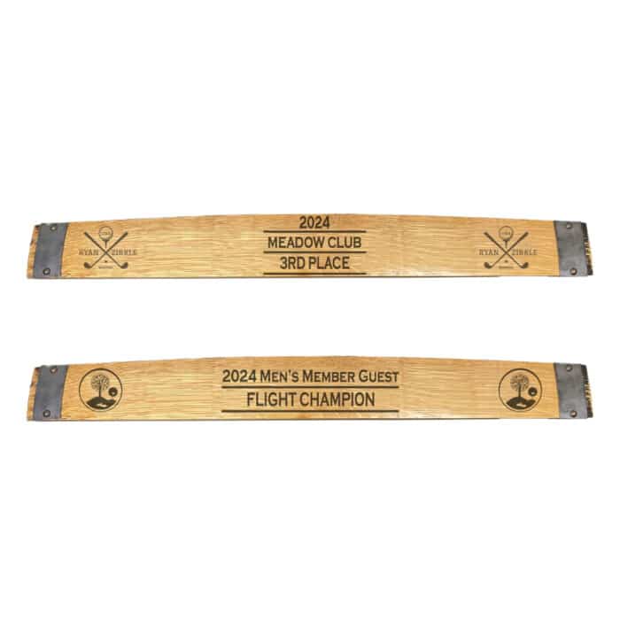 Whiskey Barrel Stave Award