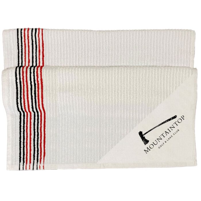 Links Striped Golf Towel - Image 4
