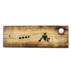 Burnt Wood Man Cave Sign
