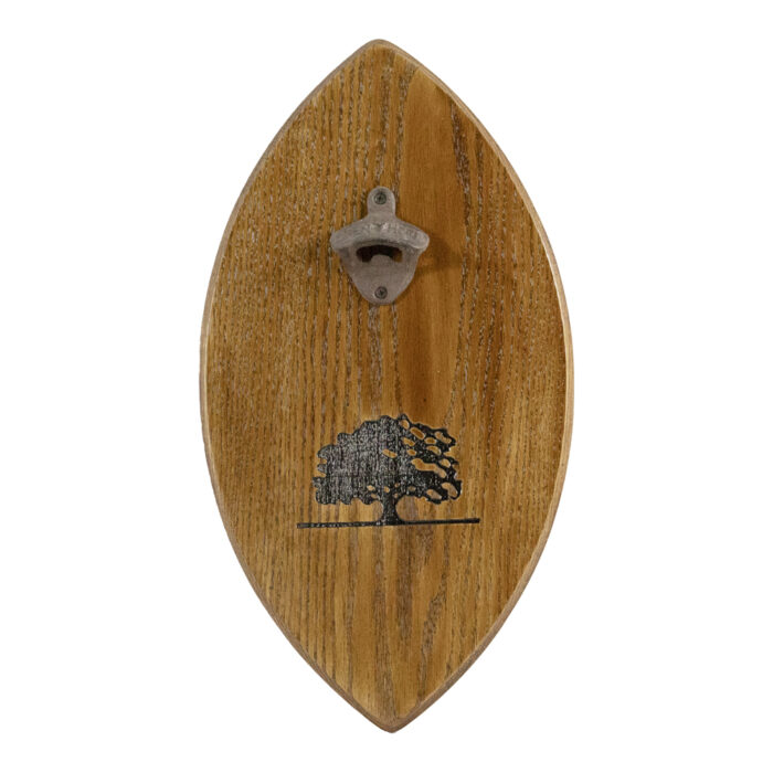 Whiskey Barrel Lid Wall Mounted Bottle Opener - Image 2